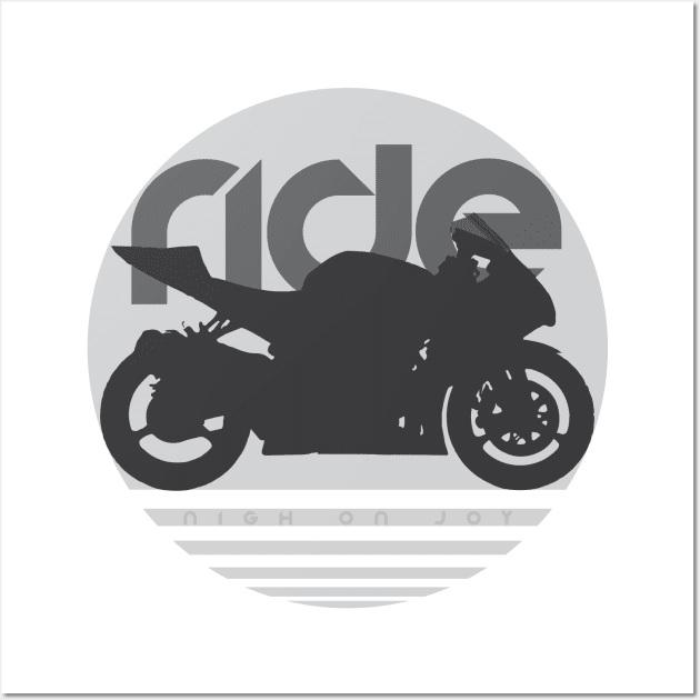 Ride gsx-r1000 sun Wall Art by NighOnJoy